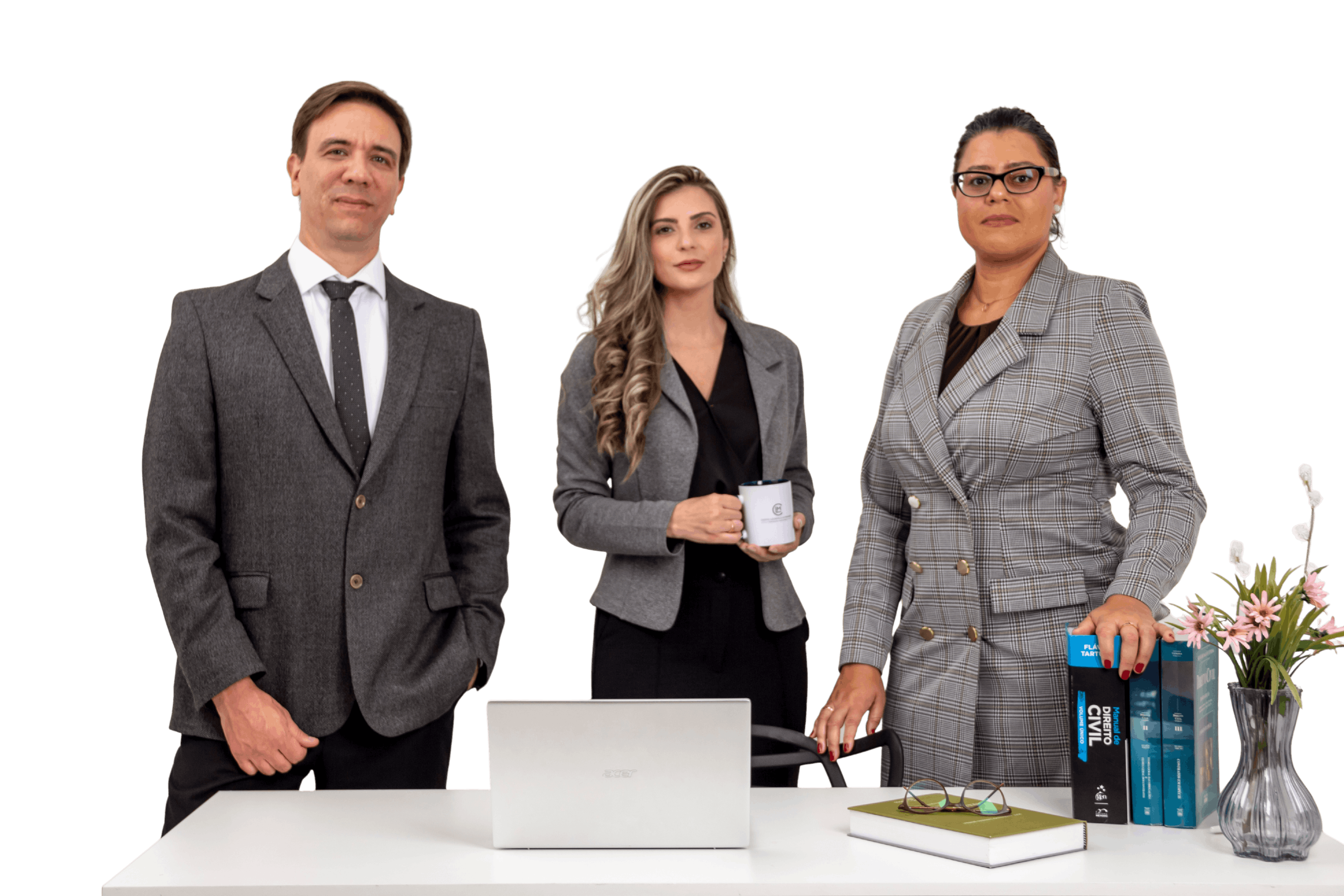 Sócios do escritório Couto, Lourenço & Miranda